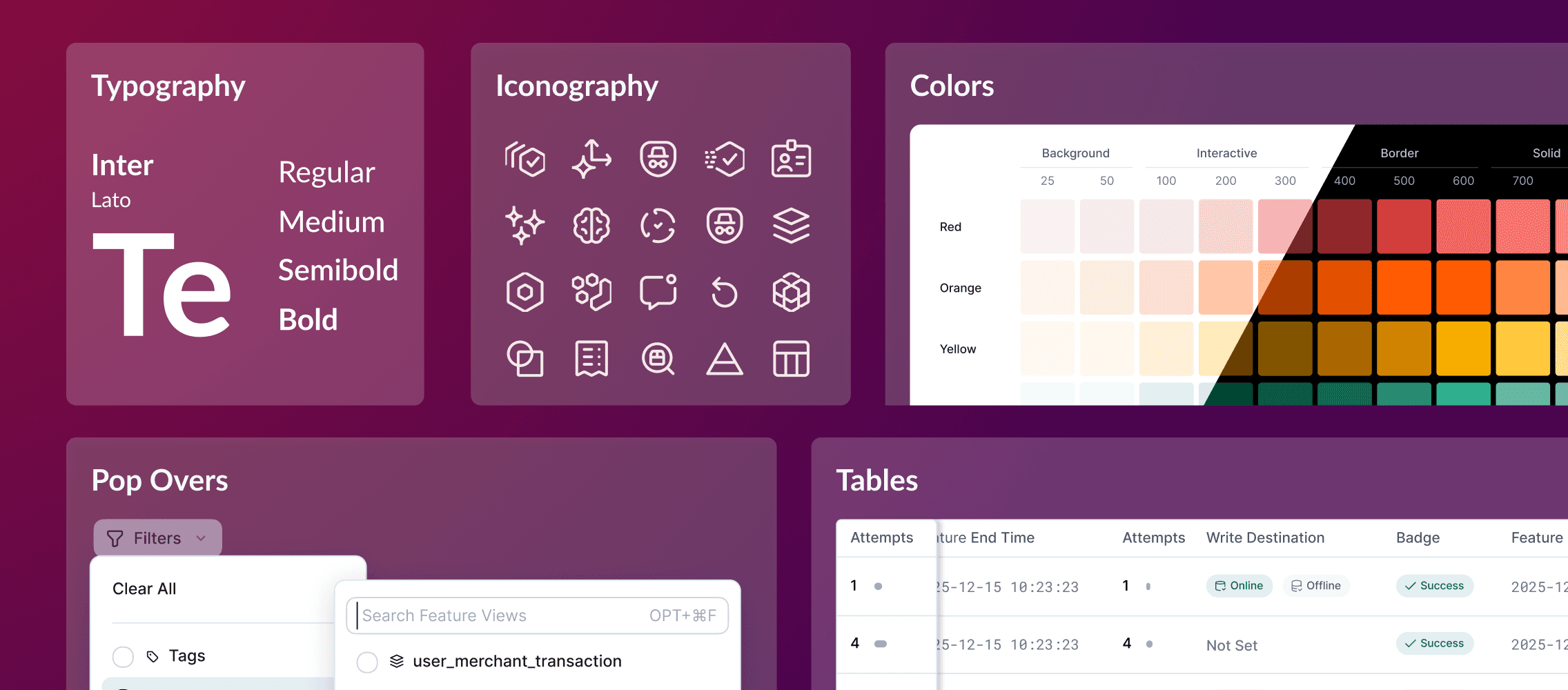 Tecton Design System — design screenshot