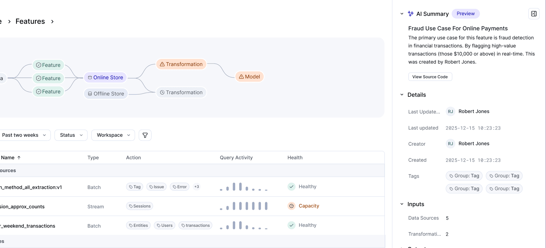 Usability Insights & Iterations — design screenshot